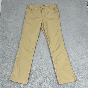 Carhartt Rugged Flex Pants Women 8 Tan Loose Fit Workwear BN3109-W Canvas